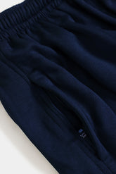 Cotton Straight Fit Cargo Pants - Admiral